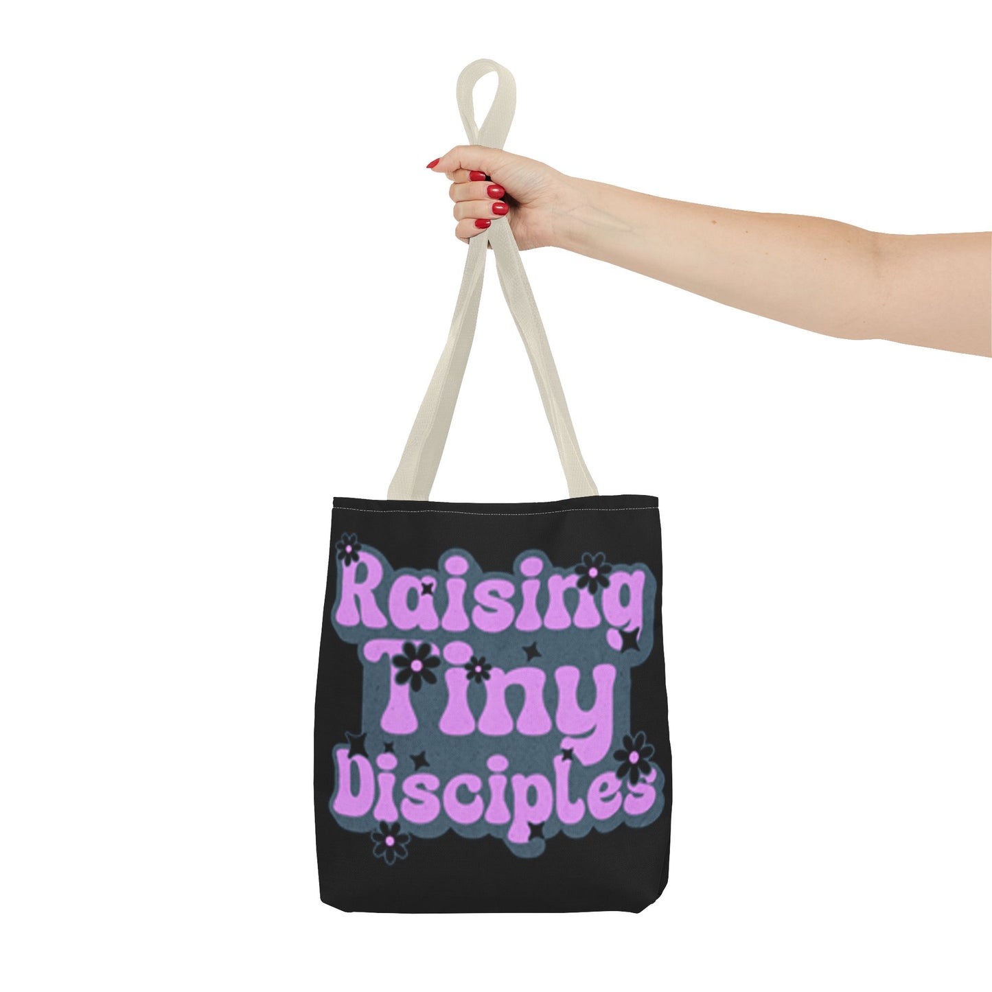 Raising Tiny Disciples Tote Bag - Eco-Friendly Bag for Moms & Caregivers