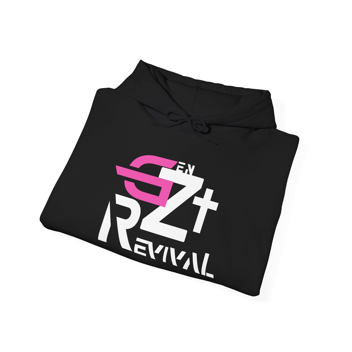 GEN Z REVIVAL Trendy Unisex Hooded Sweatshirt - Graphic Streetwear Style