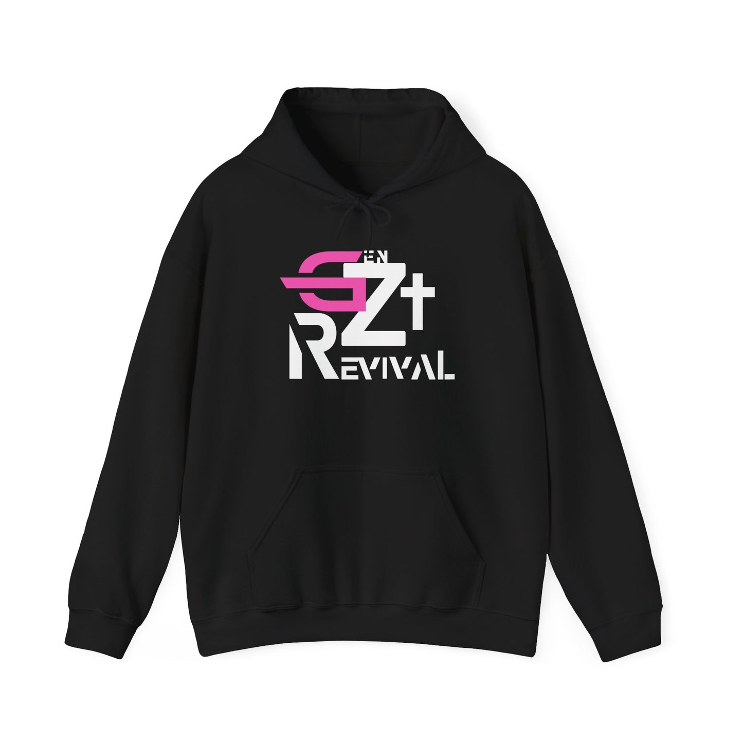 GEN Z REVIVAL Trendy Unisex Hooded Sweatshirt - Graphic Streetwear Style