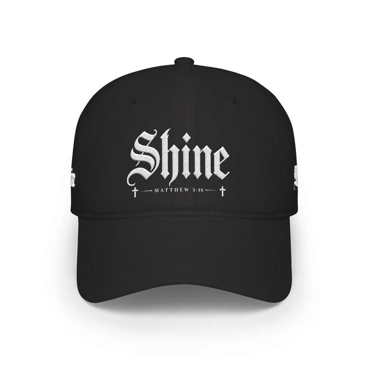Shine Gothic Script Cap | Low Profile Baseball Cap