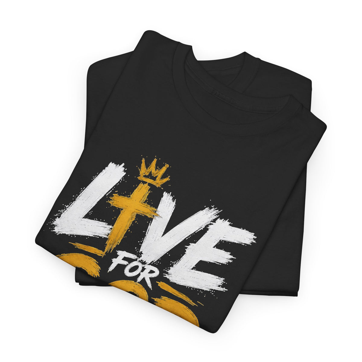 Live for God T-Shirt | Faith Graphic Tee, Christian Scripture Design