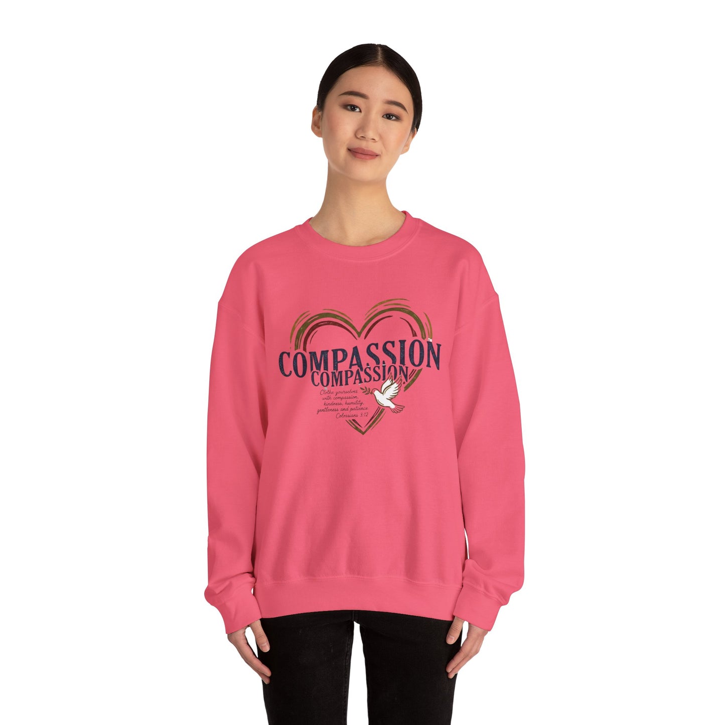 Compassion Heart Compassion Crewneck Sweatshirt
