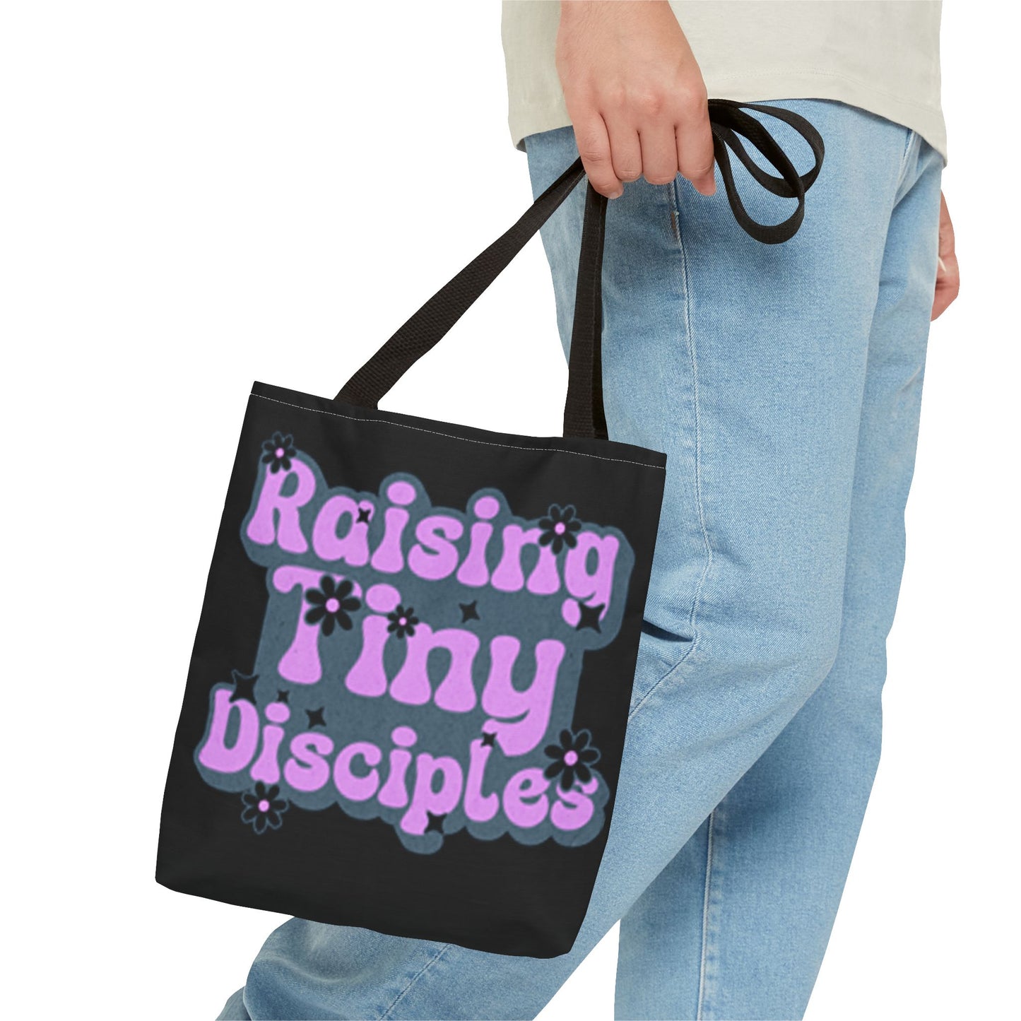 Raising Tiny Disciples Tote Bag - Eco-Friendly Bag for Moms & Caregivers