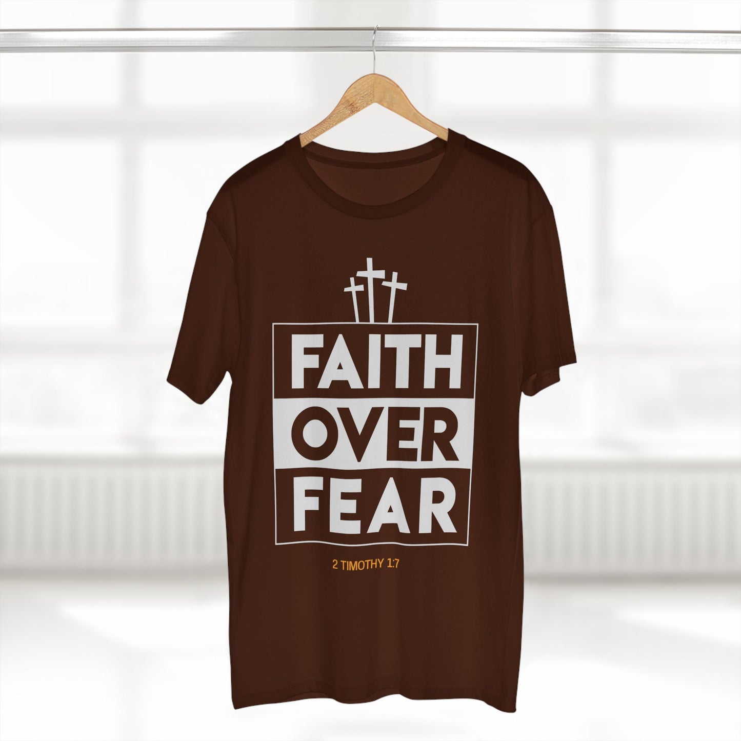 Faith Over Fear Black Tee