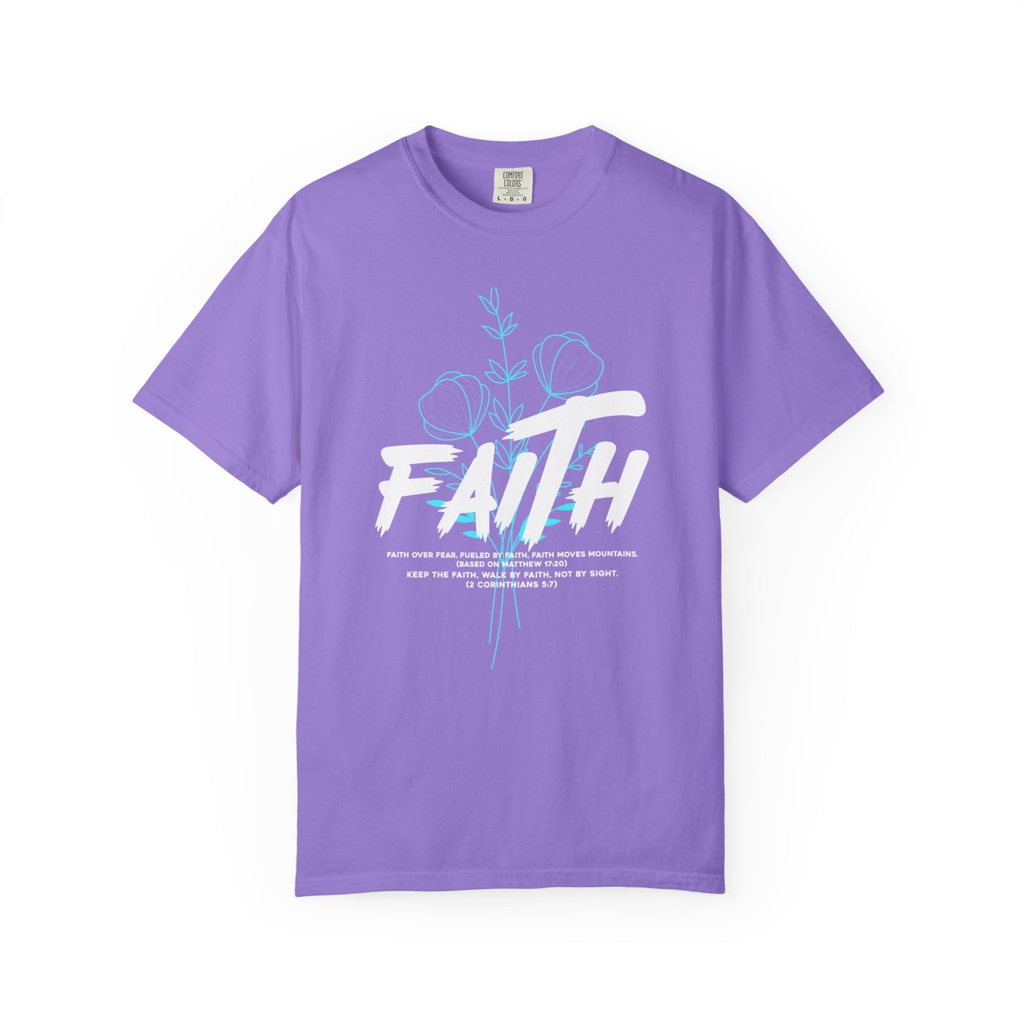 Faith-Inspired Unisex Garment-Dyed T-Shirt - Perfect for Uplifting Moments