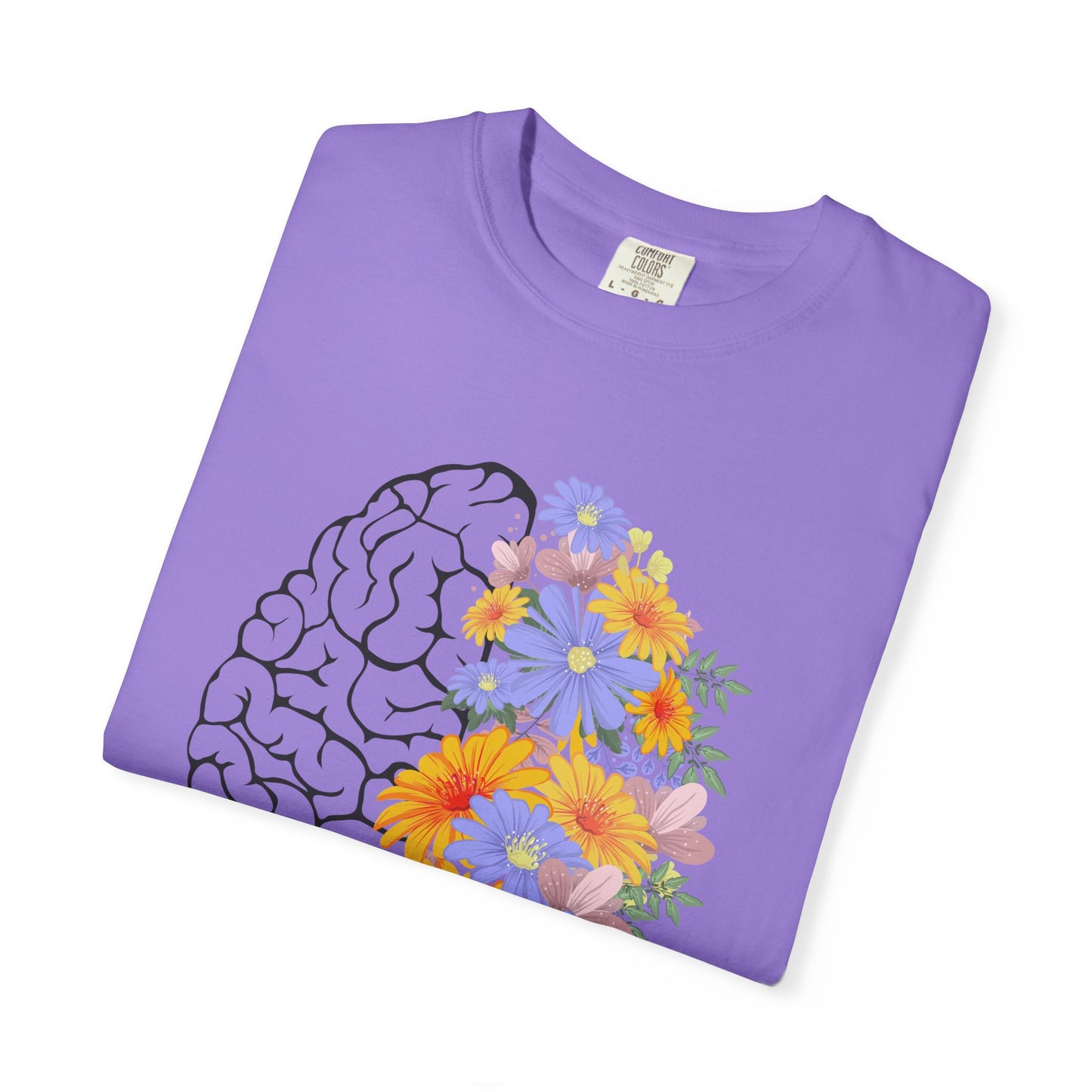 Mindful Floral Unisex T-Shirt - Embrace Positive Vibes