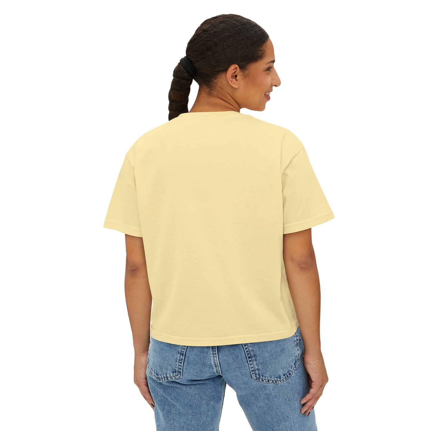 Inspirational Women's Boxy Tee - "You Are Altogether Beautiful" Floral Design
