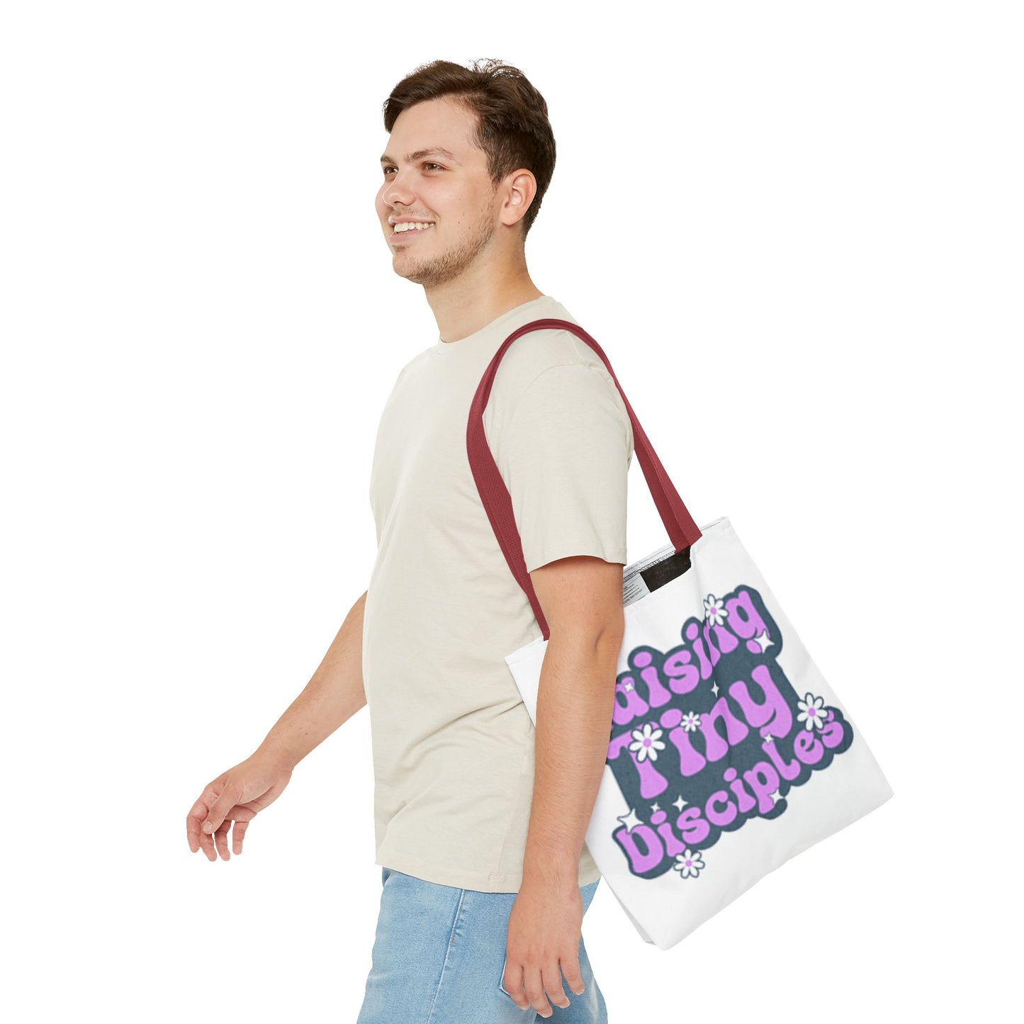 Raising Tiny Disciples Tote Bag - Stylish & Fun Eco-Friendly Bag for Parents