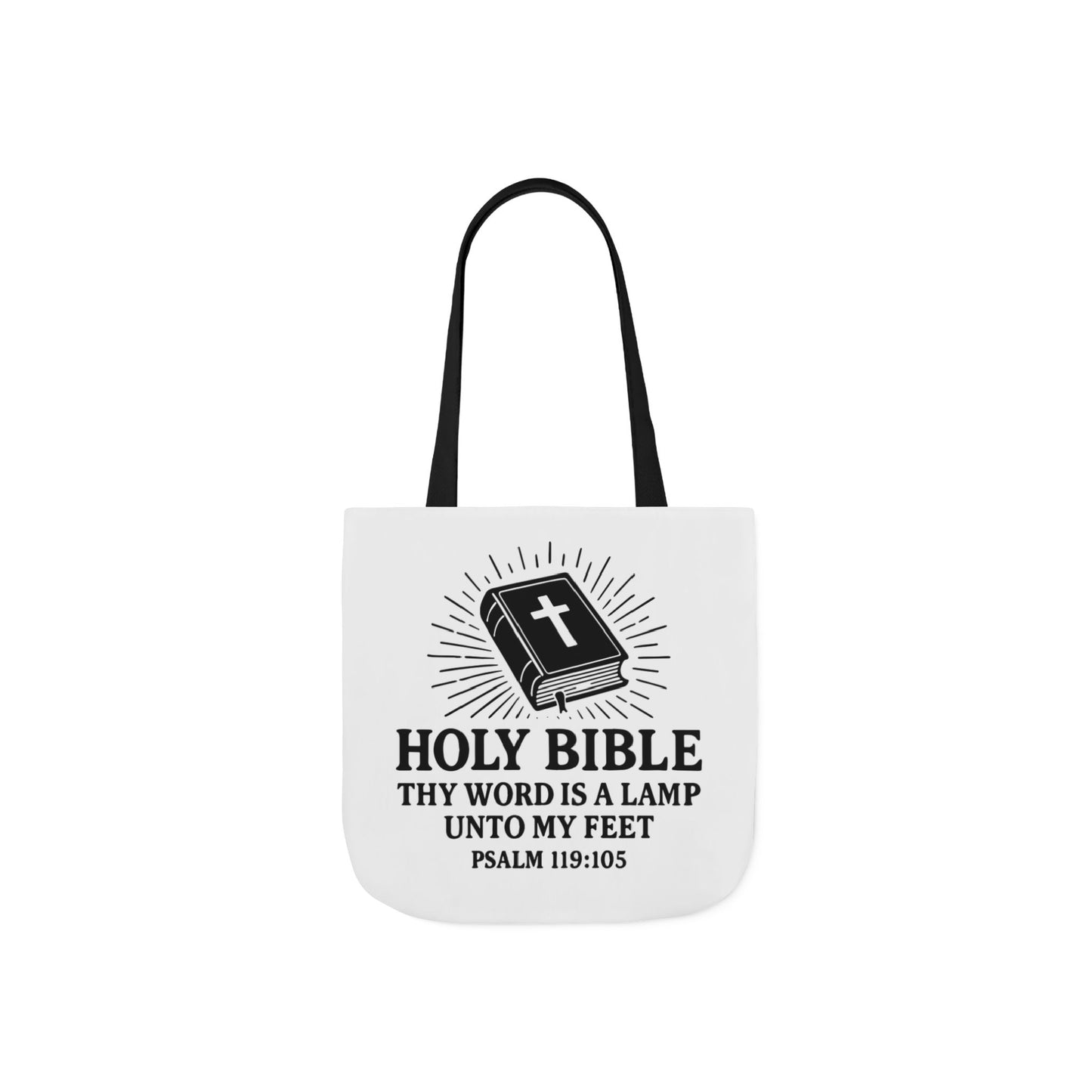 Bible Quote Tote Bag, Inspirational Christian Eco-Friendly Shopping Canvas