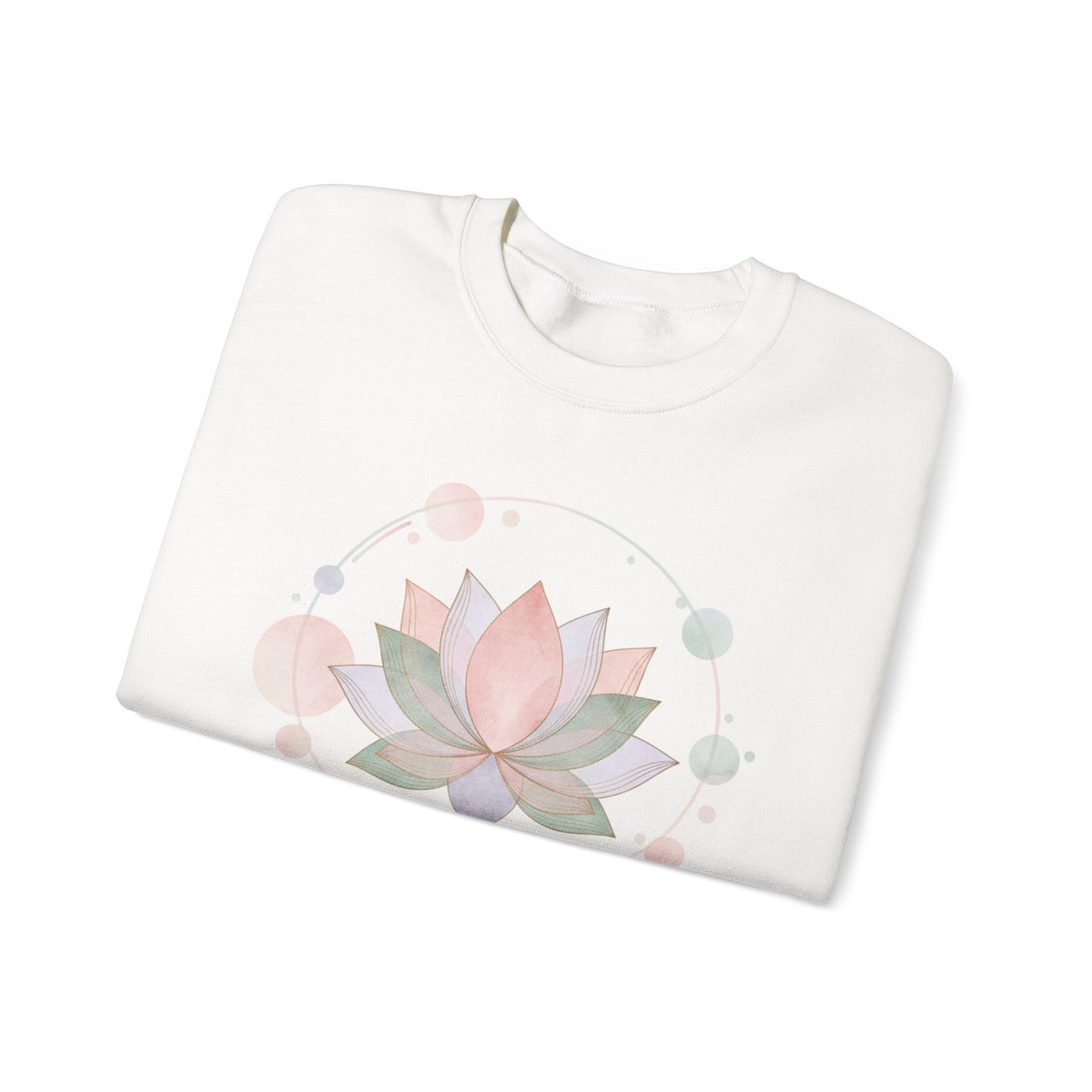 Gentle Boundaries Peace Lotus Sweatshirt | Self Care Mental Wellness