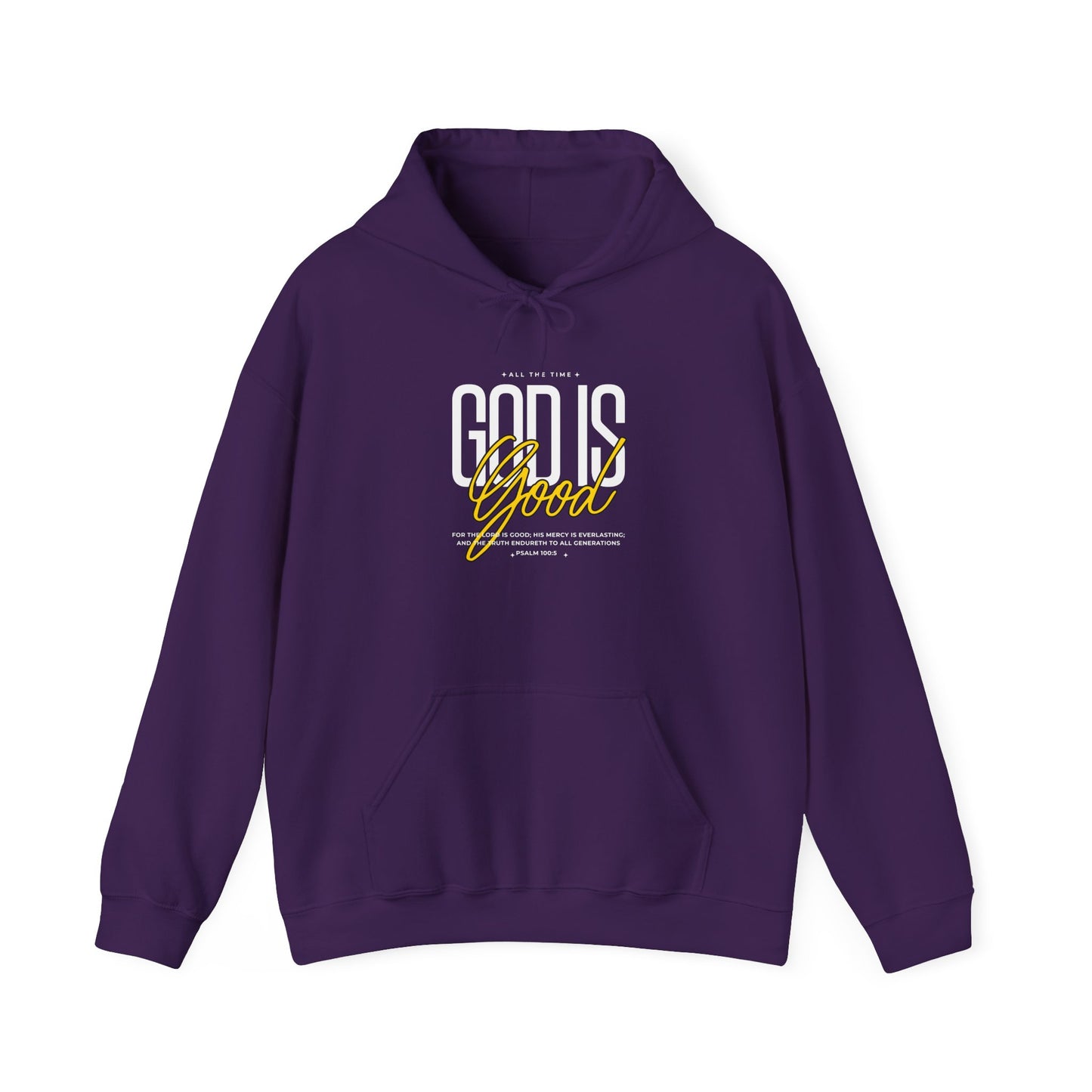 Faith-Inspired Hooded Sweatshirt - God is Good, Christian Apparel, Cozy Gift