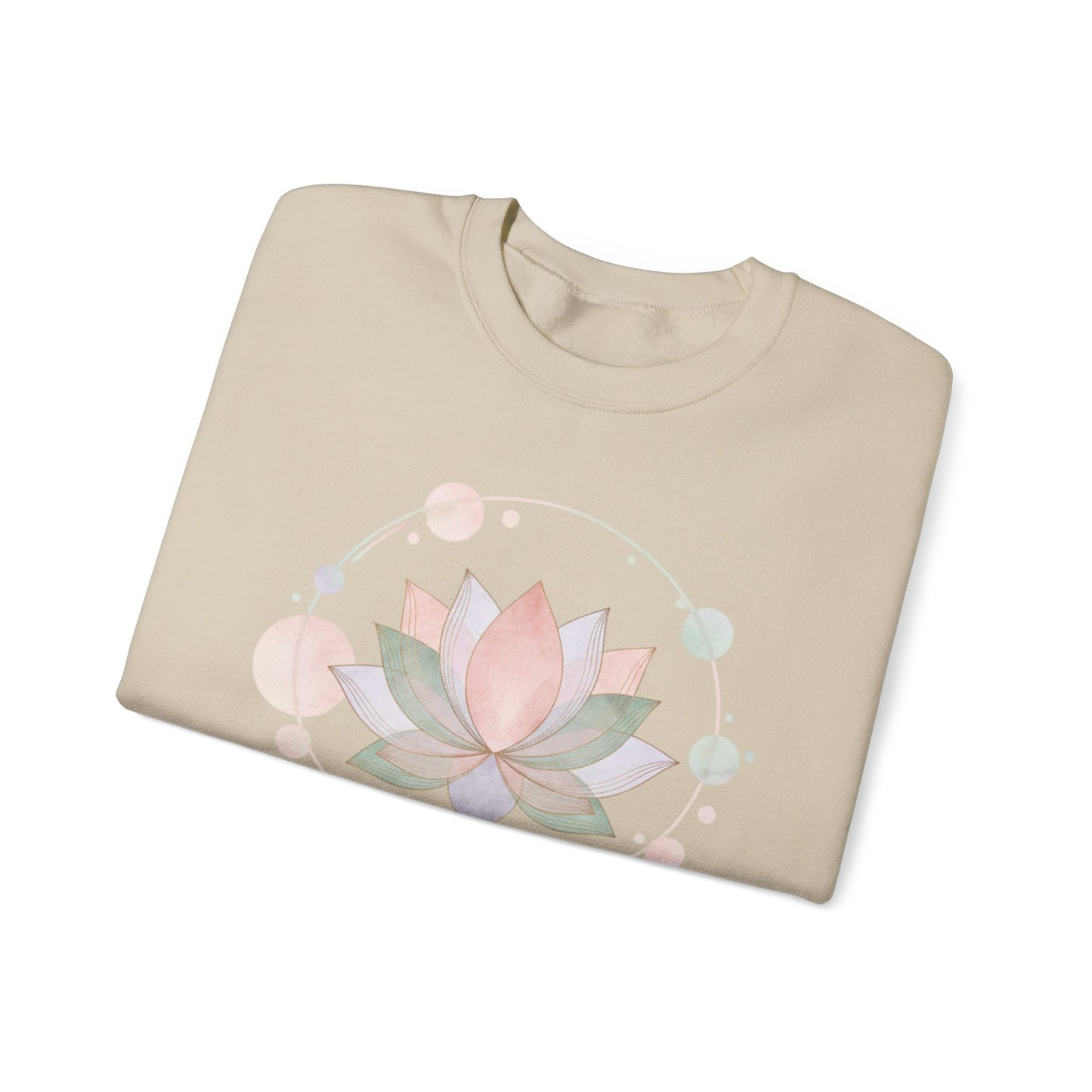 Gentle Boundaries Peace Lotus Sweatshirt | Self Care Mental Wellness