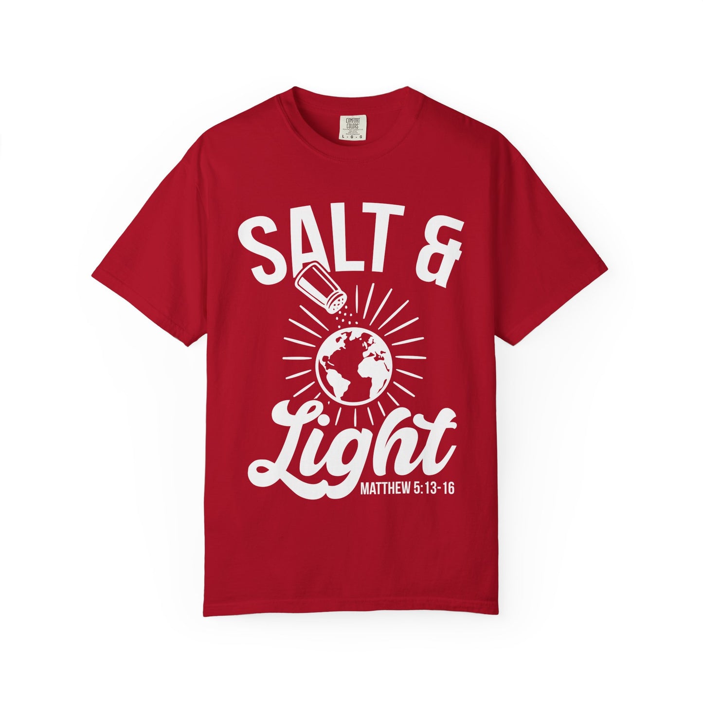 Inspirational Unisex T-Shirt: Salt & Light Graphic, Christian Gifts, Faith Apparel