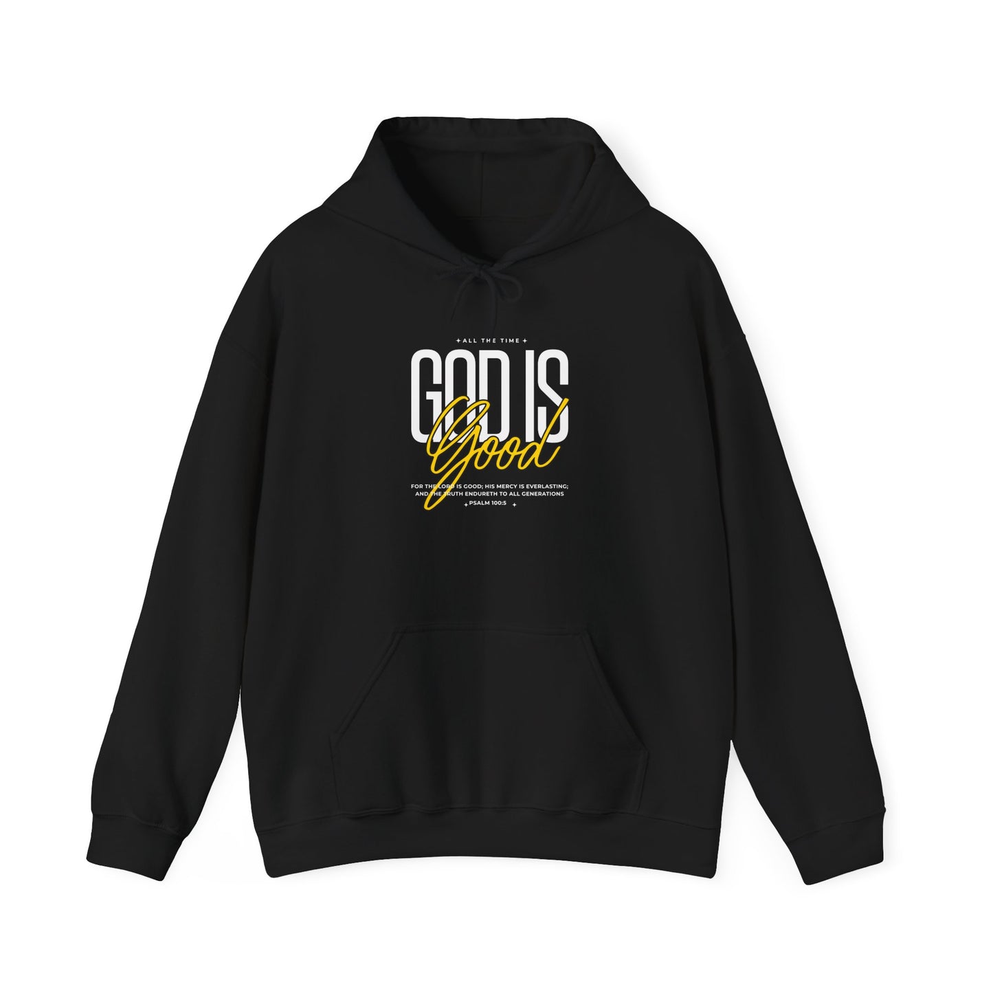 Faith-Inspired Hooded Sweatshirt - God is Good, Christian Apparel, Cozy Gift