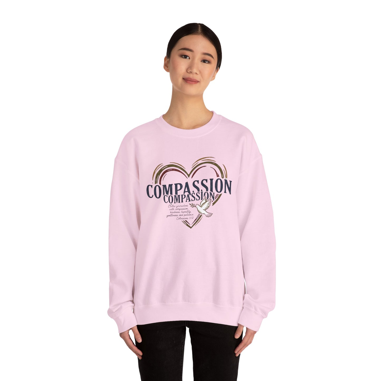 Compassion Heart Compassion Crewneck Sweatshirt