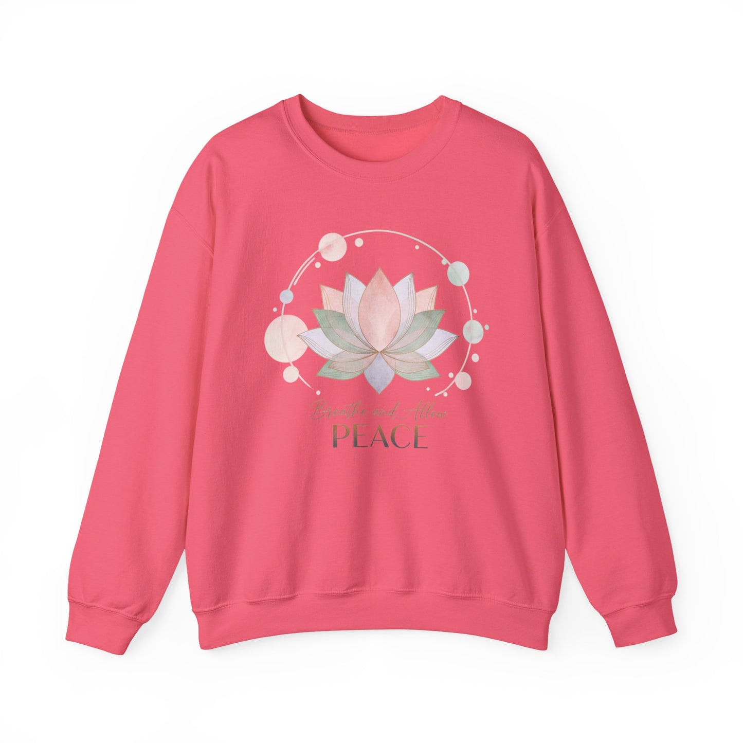 Gentle Boundaries Peace Lotus Sweatshirt | Self Care Mental Wellness