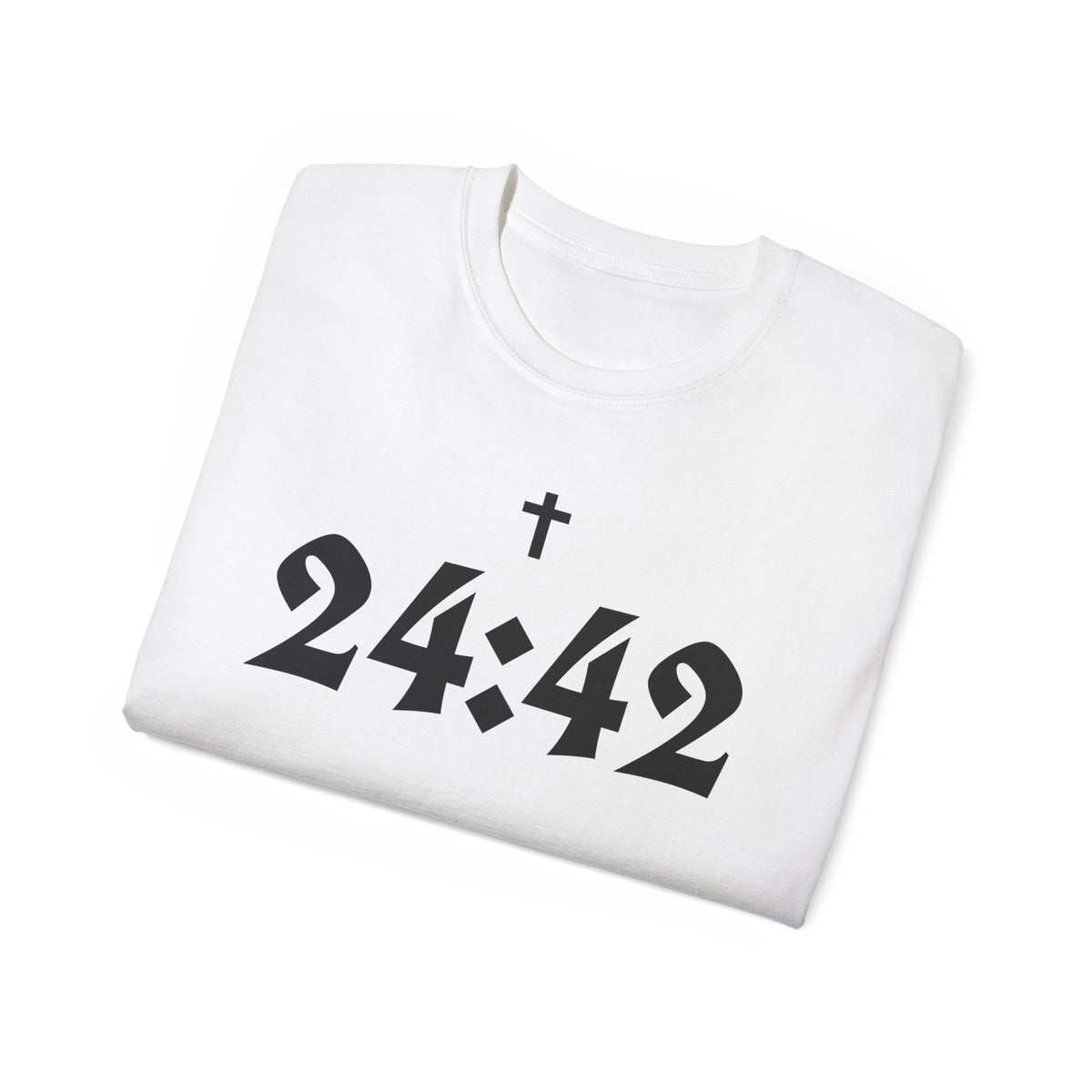 Matthew 24:42 Bible Verse Tee | Cross, Scripture Shirt