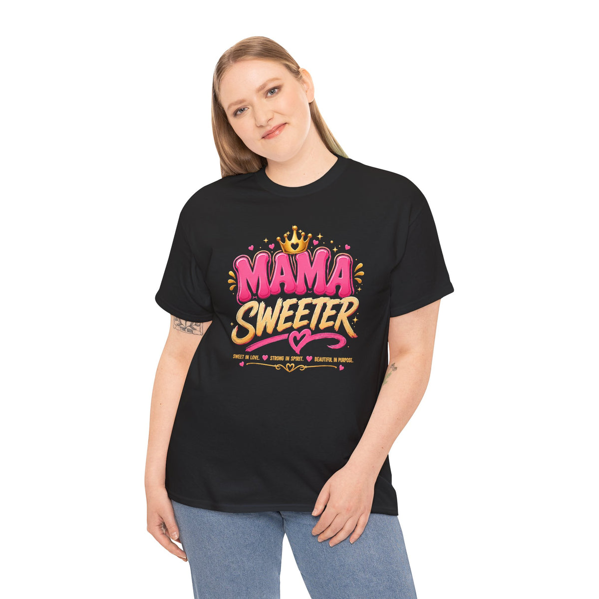 Mama Sweeter graphic tee | Mama Sweeter design T-Shirt