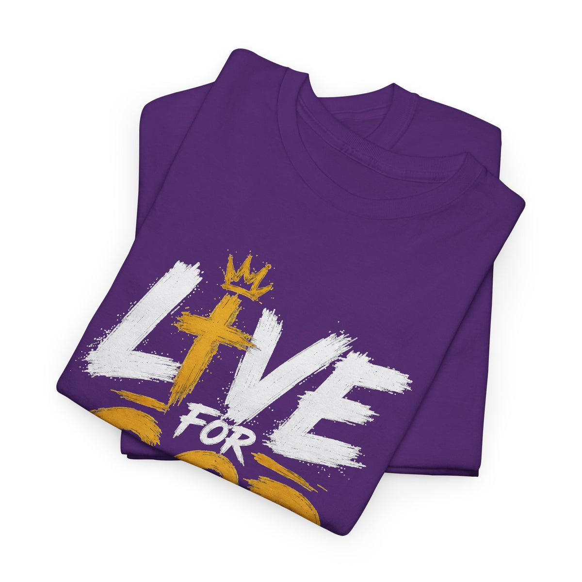 Live for God T-Shirt | Faith Graphic Tee, Christian Scripture Design