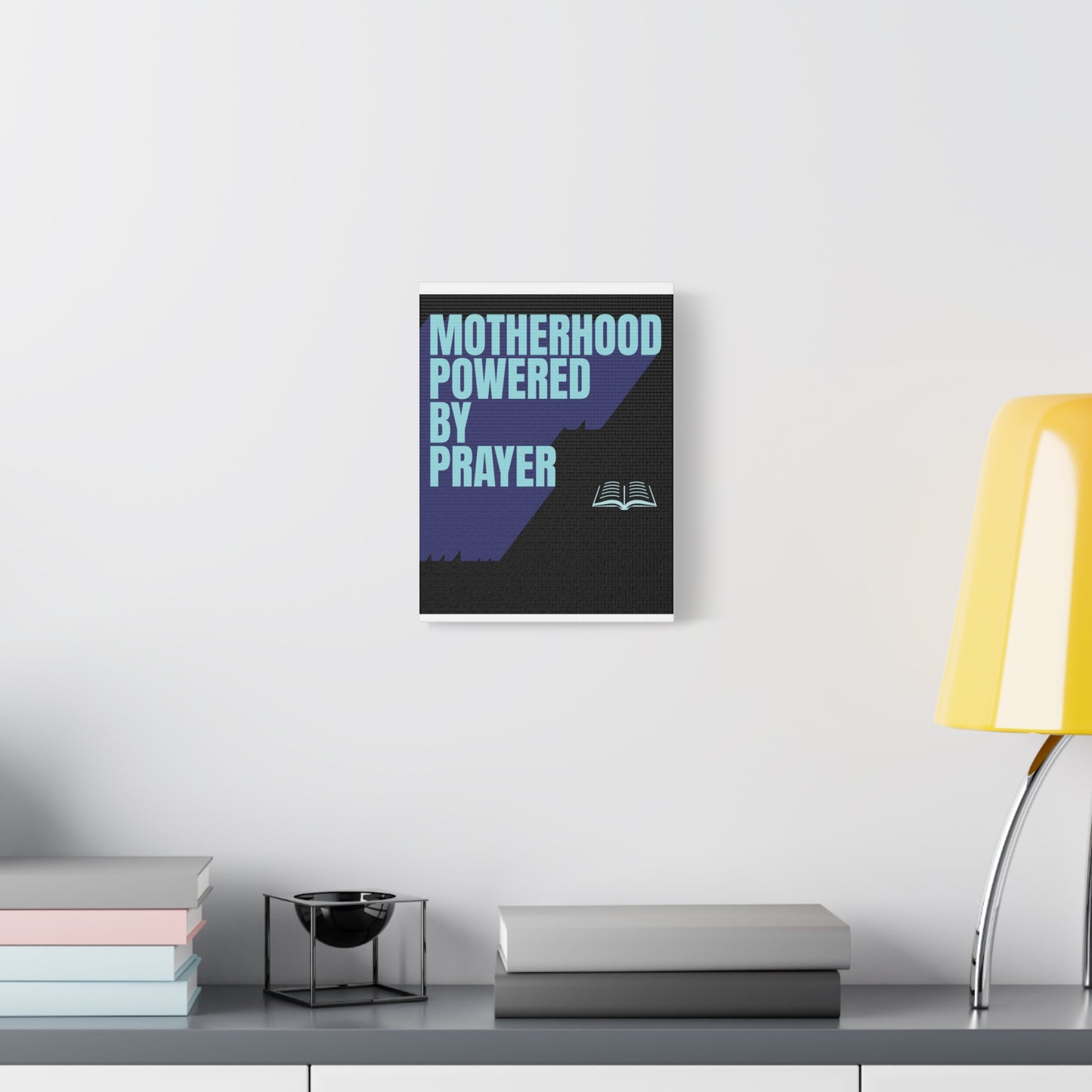 Inspirational Canvas Art - Motherhood Powered By Prayer