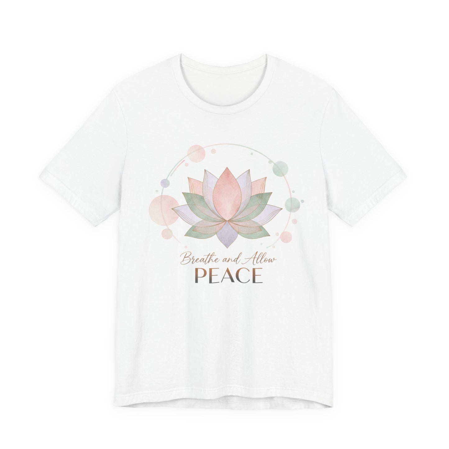 Mindful & Into Peace Tee | self care shirt, boundary quote