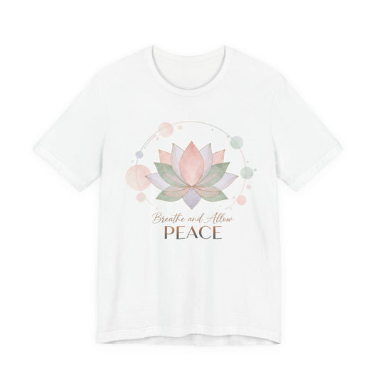 Mindful & Into Peace Tee | self care shirt, boundary quote
