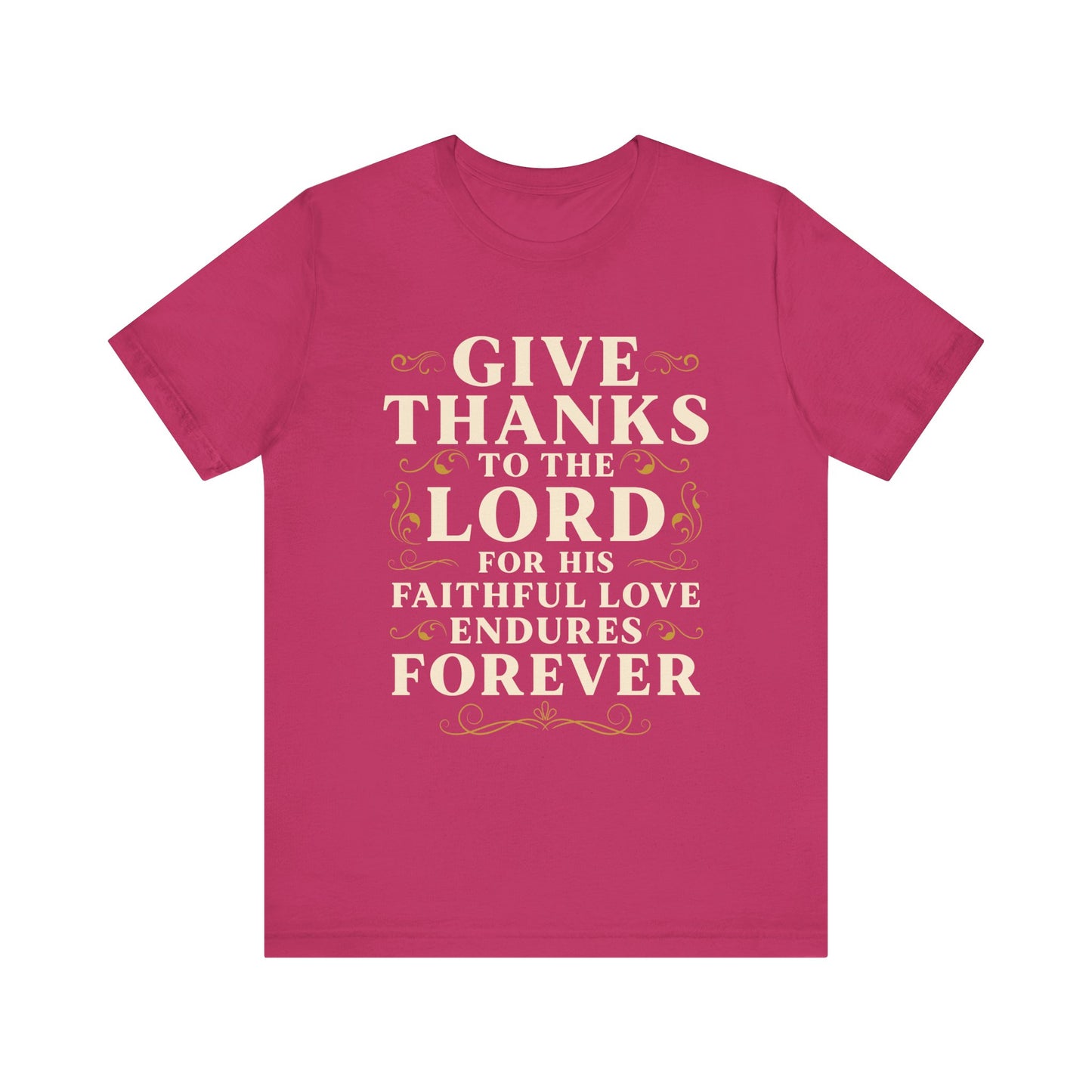 Thankful Unisex Tee - Faith-Based Apparel - Christian Gift