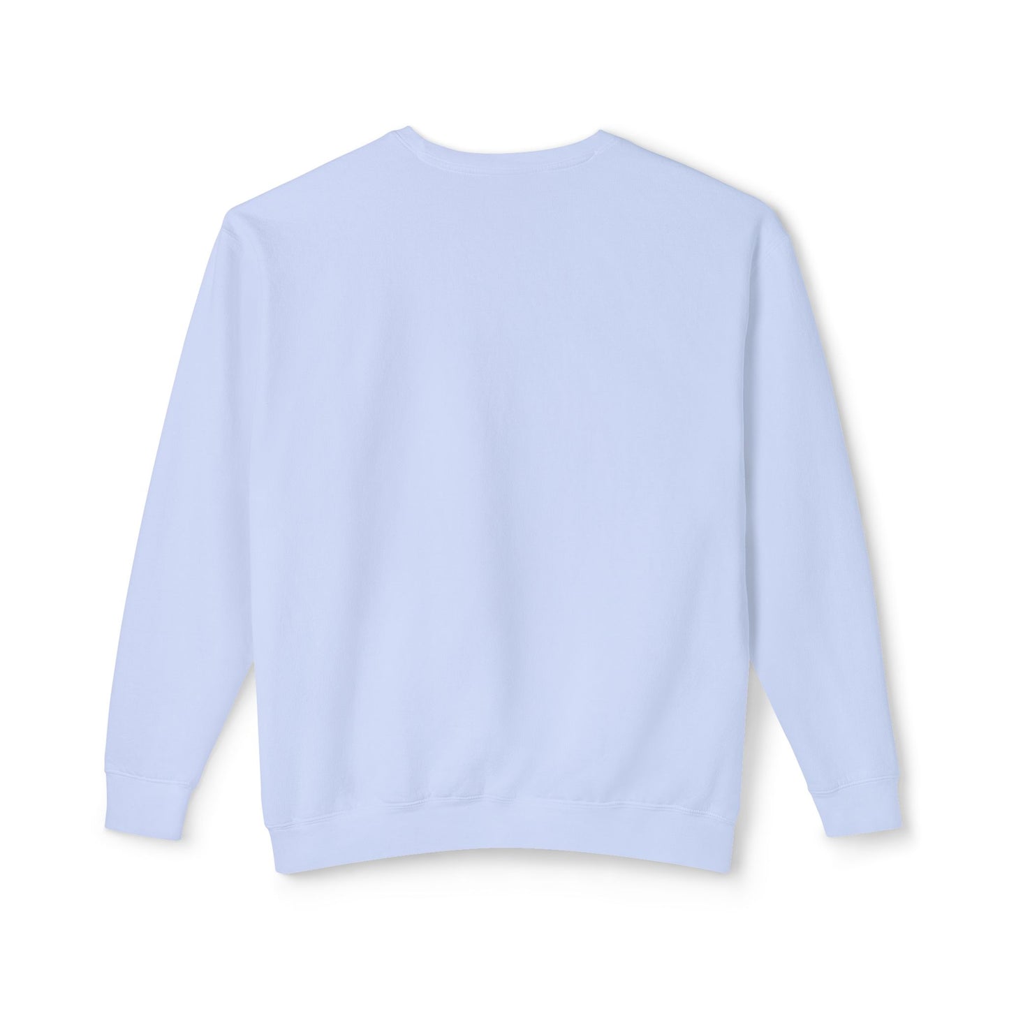Unisex Lightweight Crewneck Sweatshirt- Jesus Vibes-Black/White