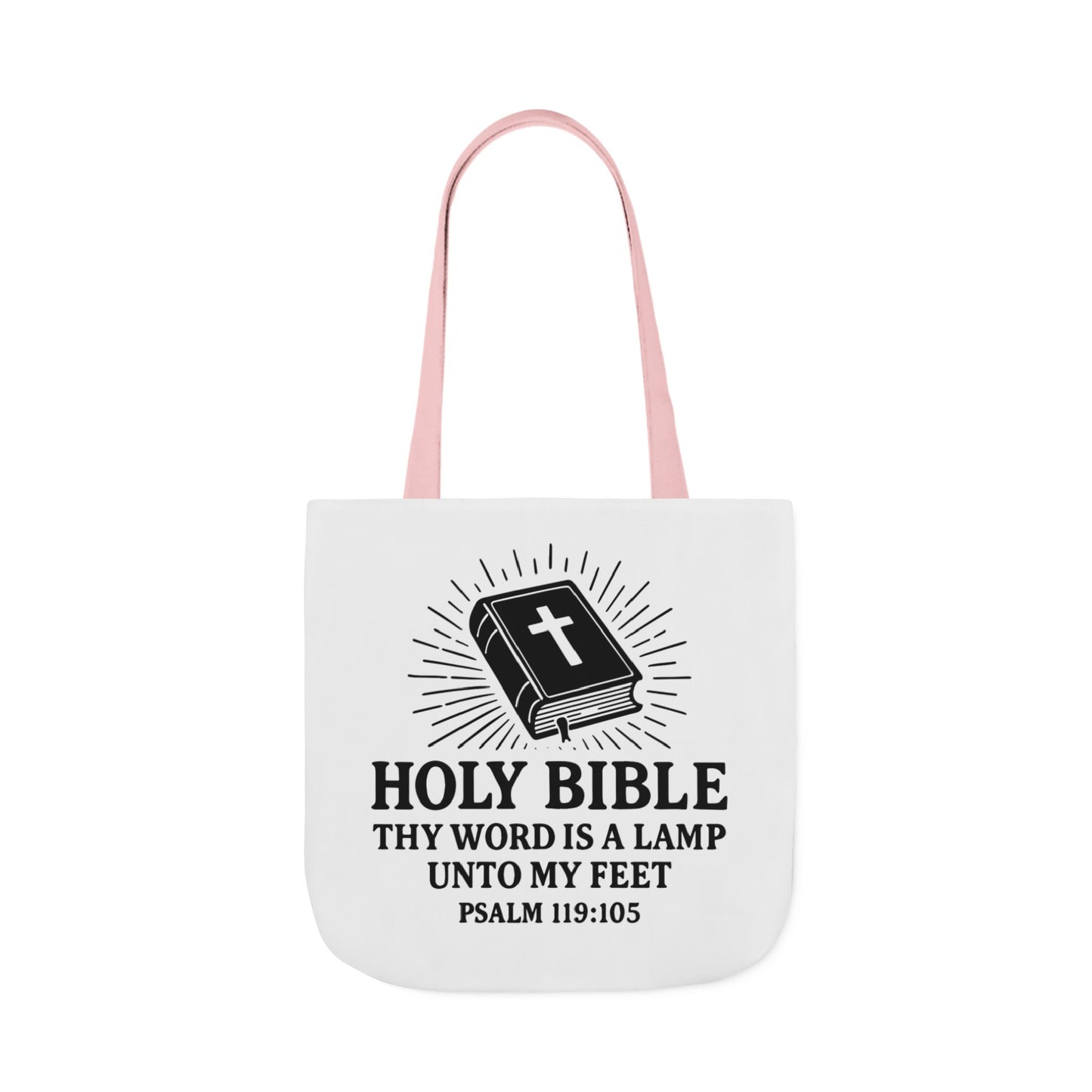 Bible Quote Tote Bag, Inspirational Christian Eco-Friendly Shopping Canvas