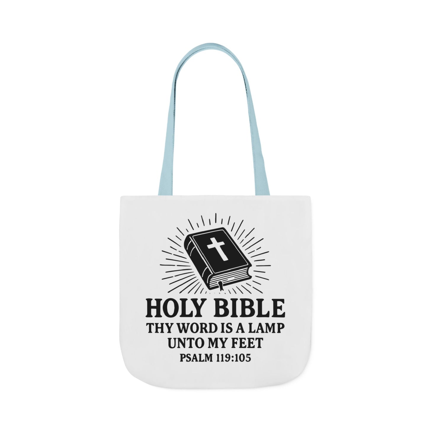 Bible Quote Tote Bag, Inspirational Christian Eco-Friendly Shopping Canvas