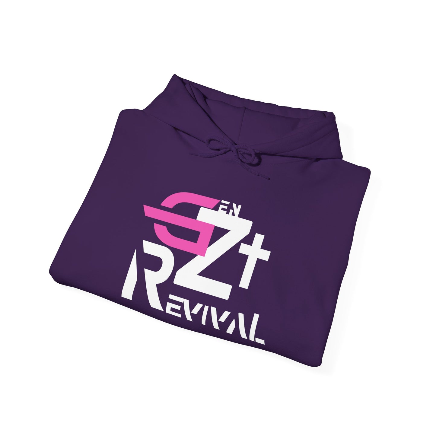 GEN Z REVIVAL Trendy Unisex Hooded Sweatshirt - Graphic Streetwear Style