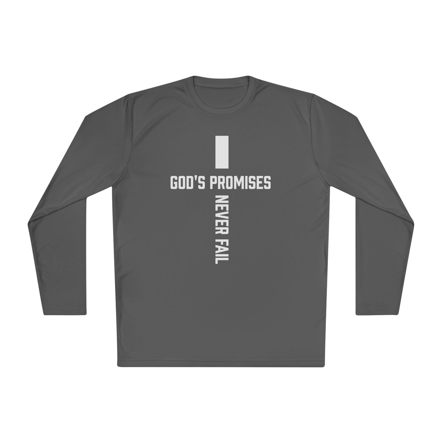 Inspirational Long Sleeve Tee - God's Promises Never Fail