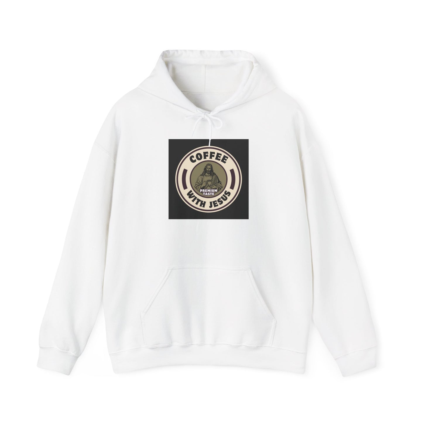 Unisex Heavy Blend™ Hooded Sweatshirt-Coffee With Jesus