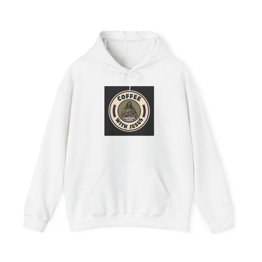 Unisex Heavy Blend™ Hooded Sweatshirt-Coffee With Jesus