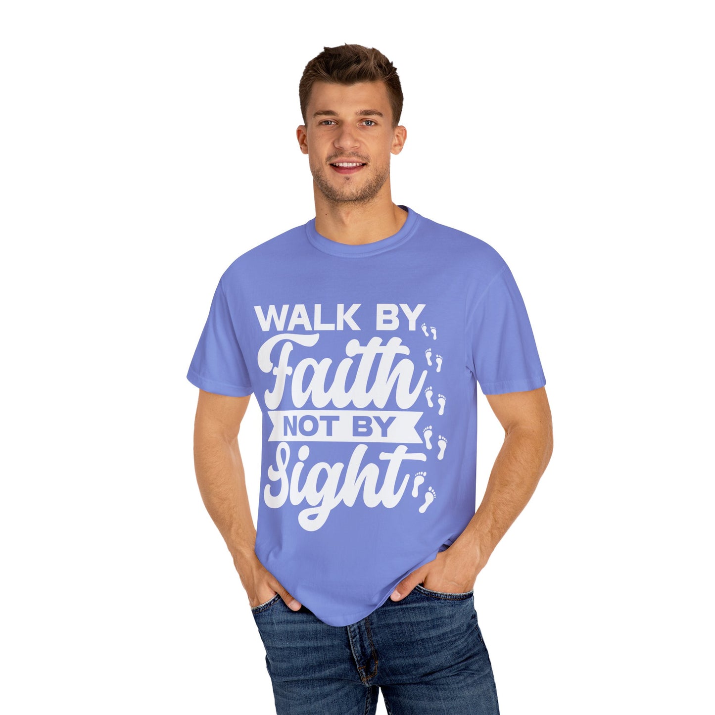 Motivational Unisex T-Shirt | Walk by Faith Not by Sight | Inspirational Tee