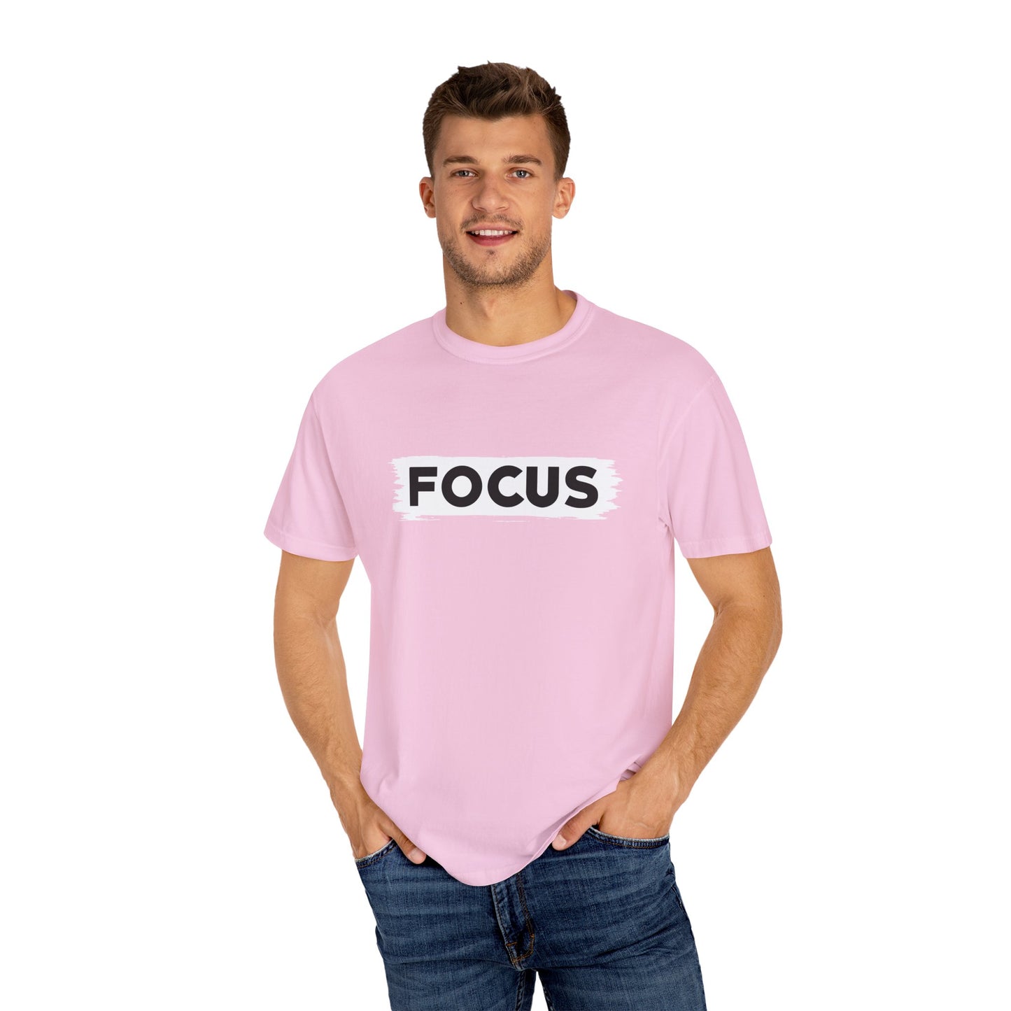 Unisex Focus T-Shirt | Motivational Garment-Dyed Tee