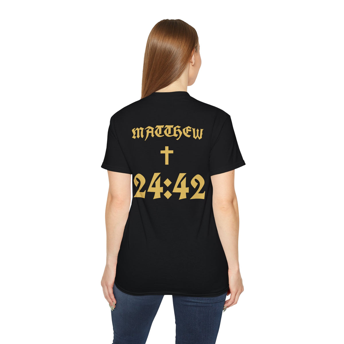 Matthew 24:42 Scripture Tee | Cross Bible Verse Shirt