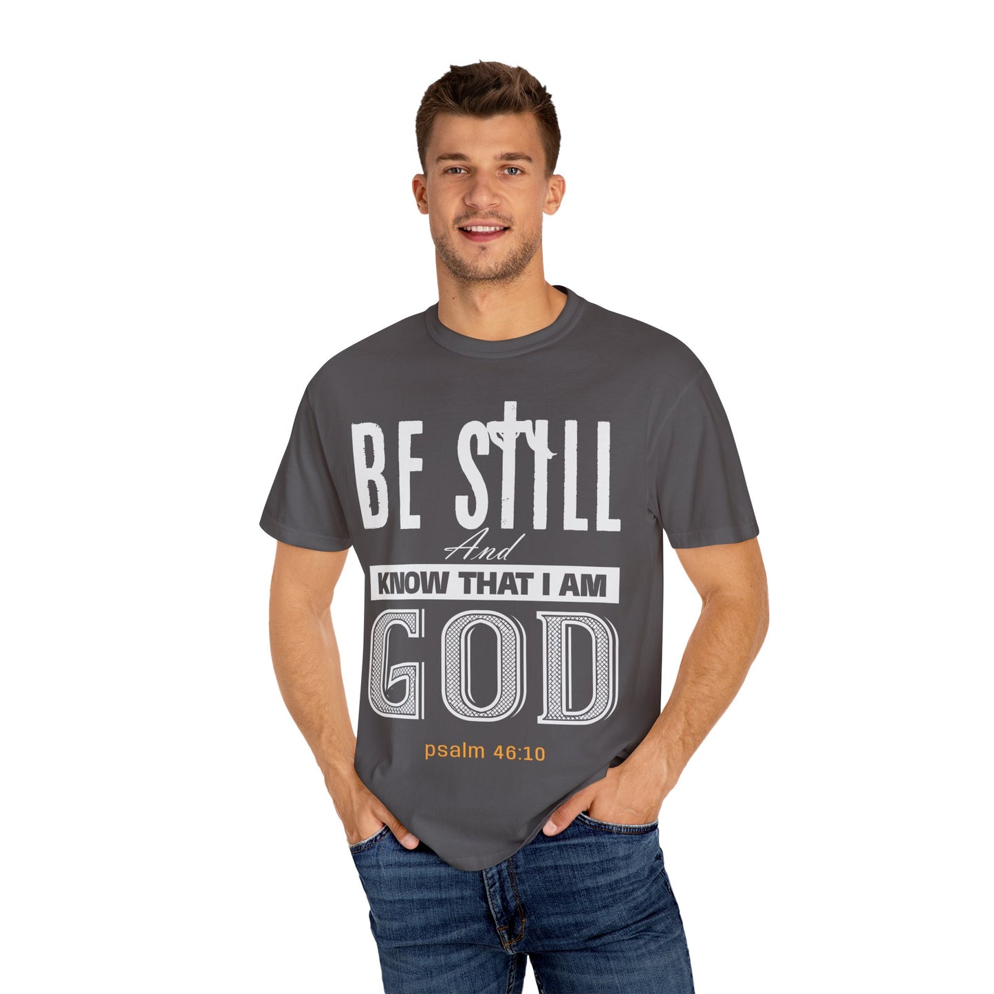 Faithful Reminder Unisex T-shirt - Be Still And Know That I Am God - Black