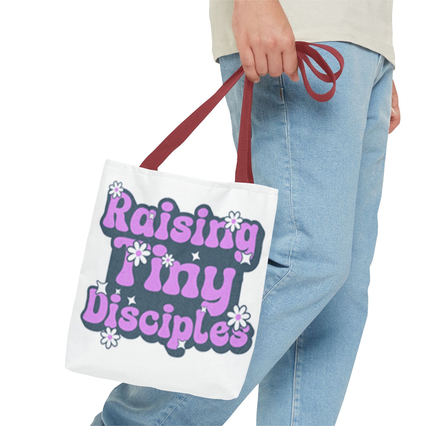 Raising Tiny Disciples Tote Bag - Stylish & Fun Eco-Friendly Bag for Parents