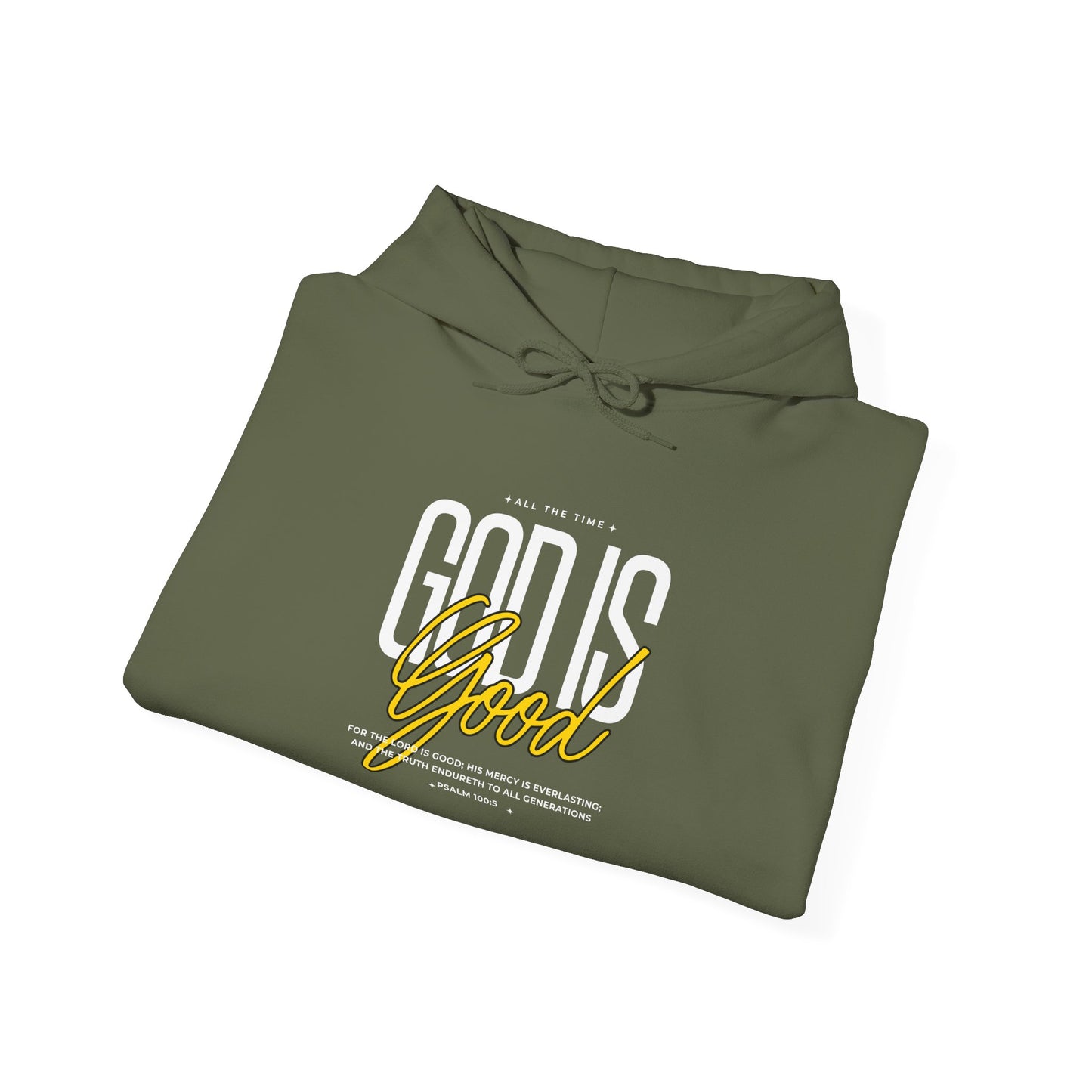 Faith-Inspired Hooded Sweatshirt - God is Good, Christian Apparel, Cozy Gift