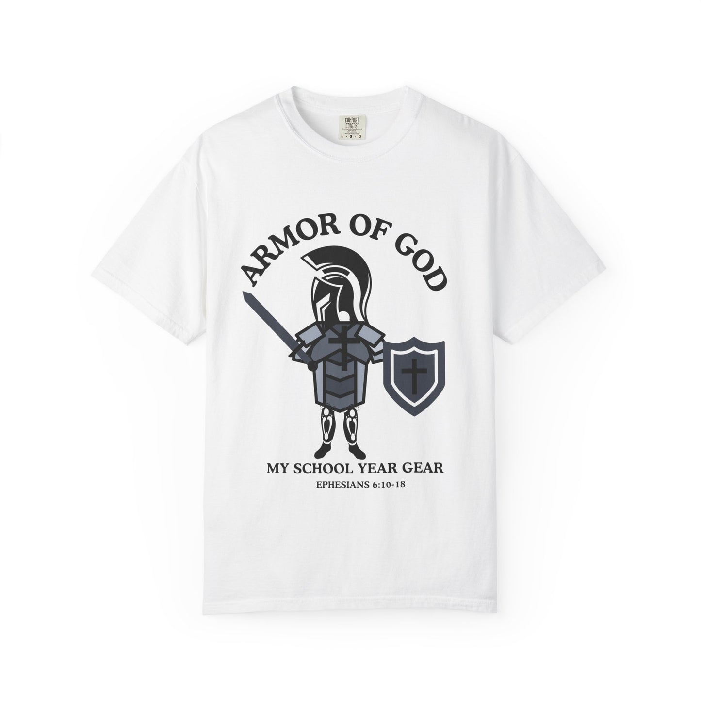 Faith-Inspired Unisex T-Shirt, Armor of God Tee, School Spirit Top, Christian Apparel, Biblical Gift, Casual Everyday Wear