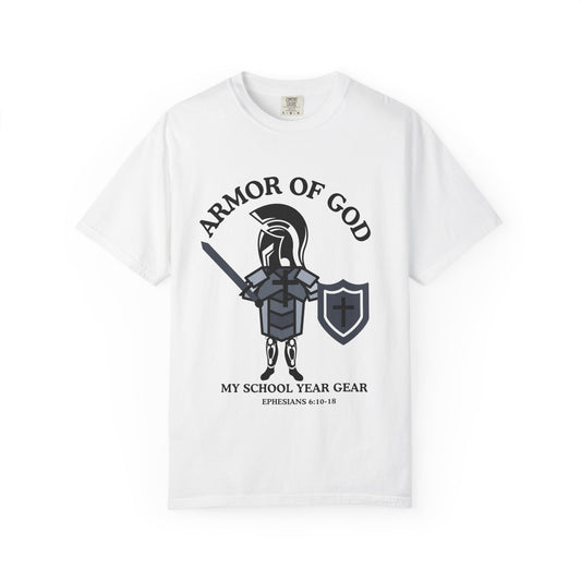 Faith-Inspired Unisex T-Shirt, Armor of God Tee, School Spirit Top, Christian Apparel, Biblical Gift, Casual Everyday Wear