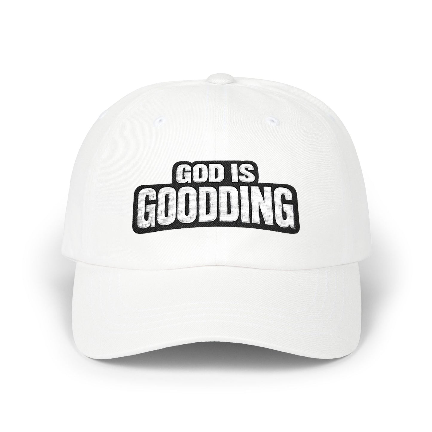 God Is Goodding Dad Cap | Embroidered Religious Baseball Hat