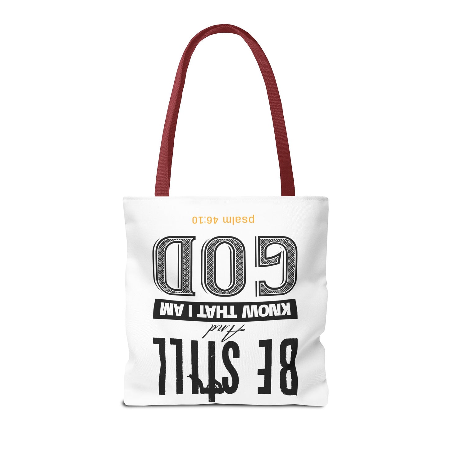 Religious Tote Bag - Be Still And Know That I Am God