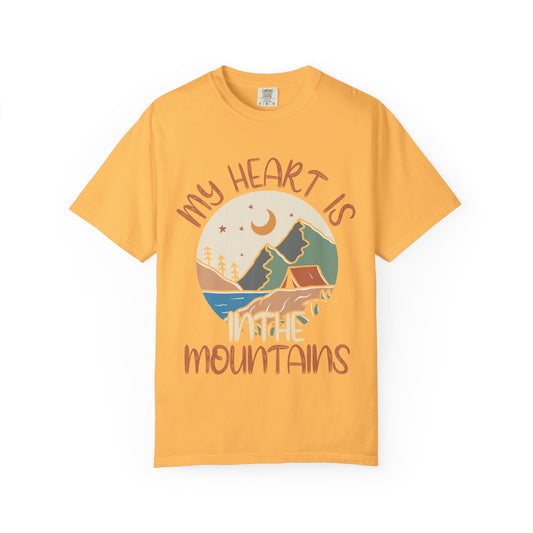 My Heart is in the Mountains Unisex T-Shirt – Perfect for Nature Lovers