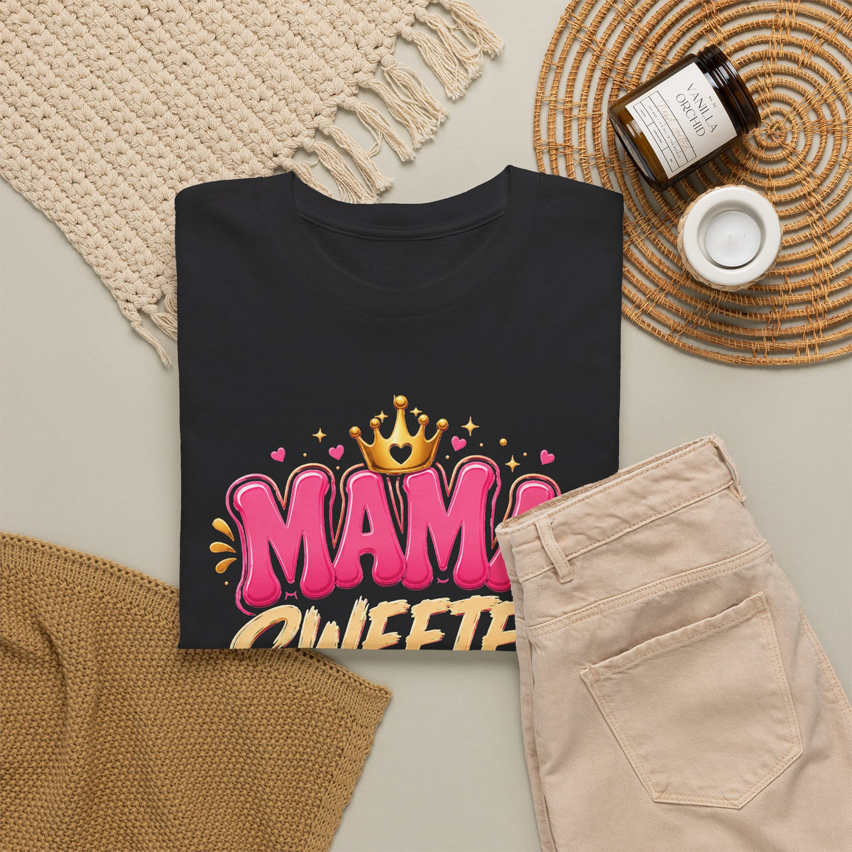 Mama Sweeter graphic tee | Mama Sweeter design T-Shirt