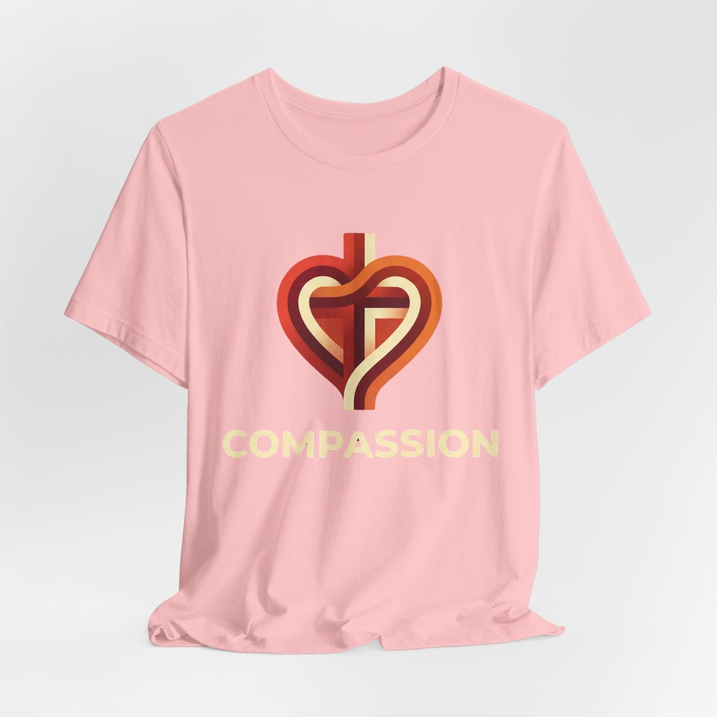 Compassion heart cross design Tee | Compassion T-Shirt