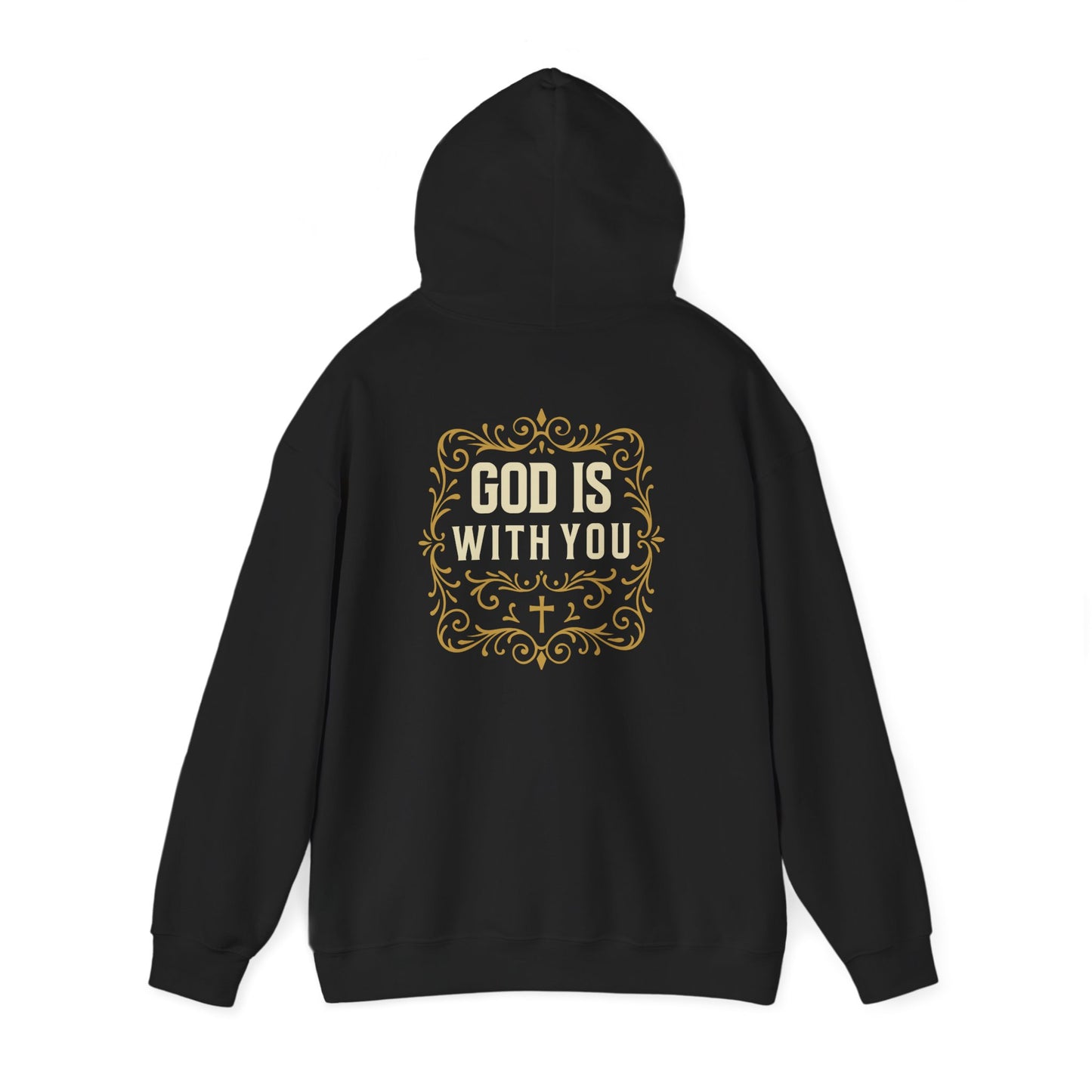 God Is With You Hoodie | Unisex Prayer Sweatshirt, Faith Apparel, Christian Gift, Inspirational Clothing, Cozy Church Hoodie