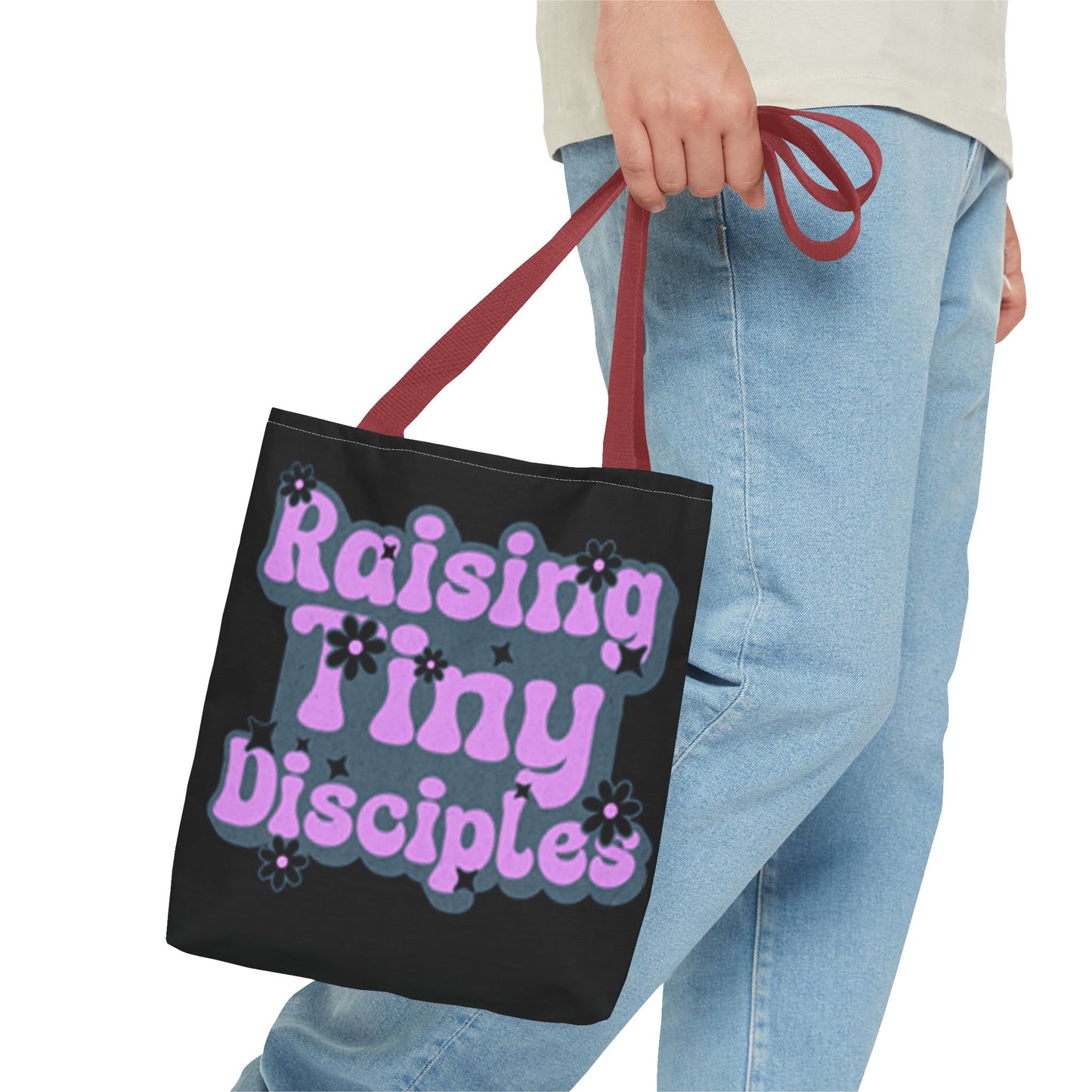 Raising Tiny Disciples Tote Bag - Eco-Friendly Bag for Moms & Caregivers