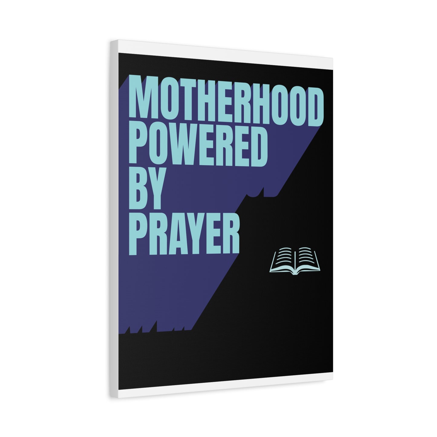 Inspirational Canvas Art - Motherhood Powered By Prayer